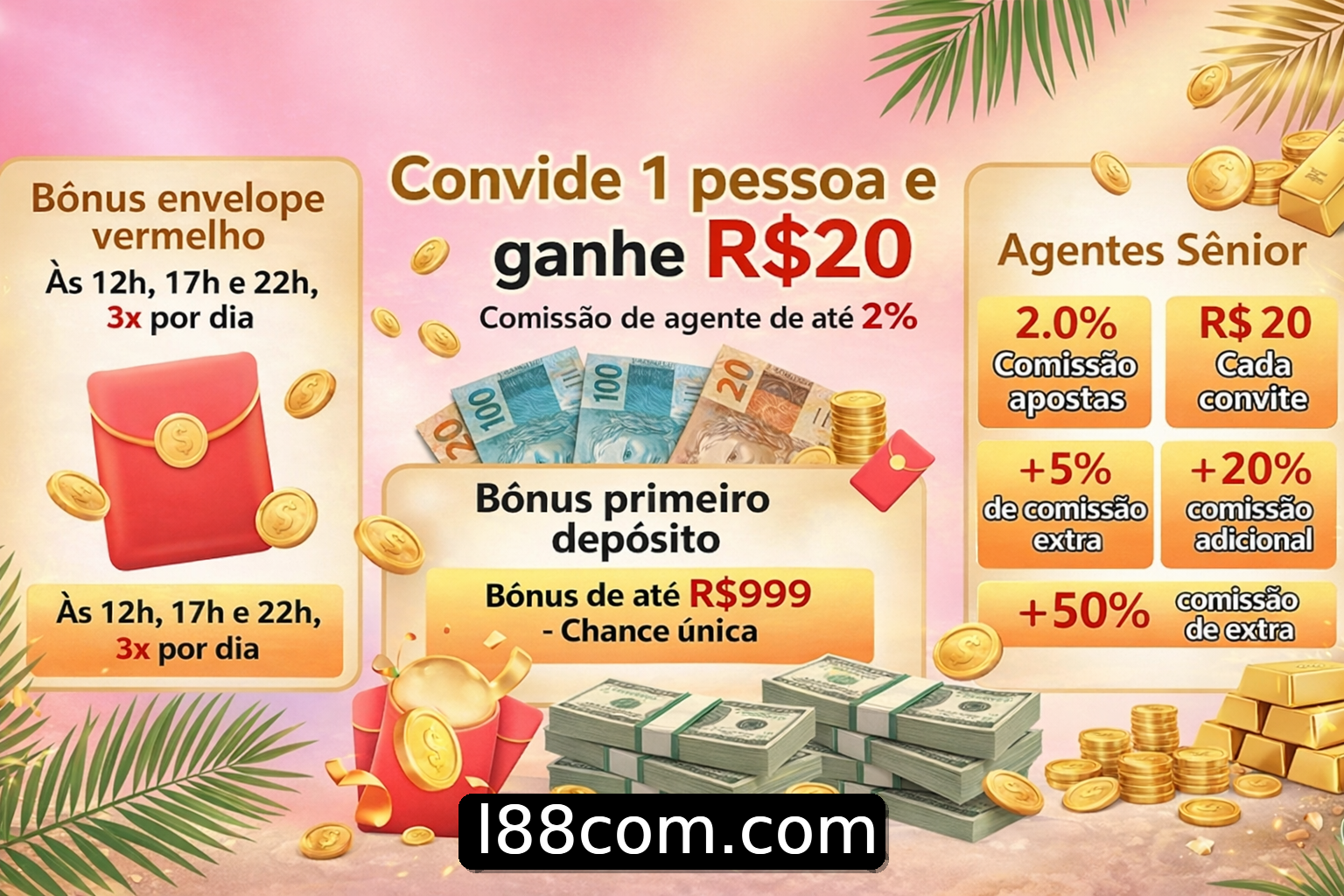 Banner do Bônus do Casino l88